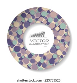 Vektorgrafik für Design. Kann für Geschäftsvorführungen verwendet werden. Mit Platz für Text. 
