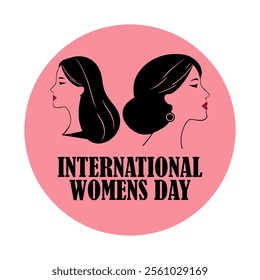 Vector Illustration Design of Celebrating ''International Women's'' Day 