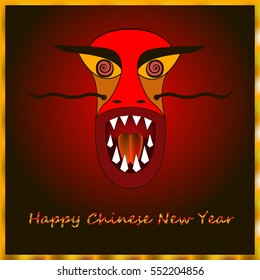 vector illustration of design Chinese new year