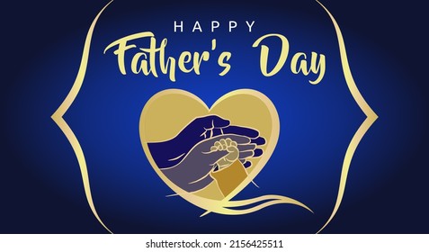 vector illustration design commemorating father's day, for banners, flyers and others