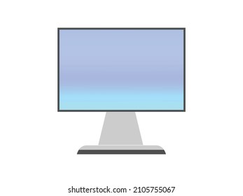 vector illustration design of a computer monitor screen to meet the needs of editors