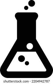 Vector Illustration design concept
icon of flask lab