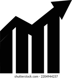 Vector Illustration design concept
icon of growth graph 