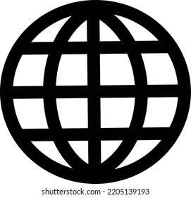 Vector Illustration design concept
icon of globe 