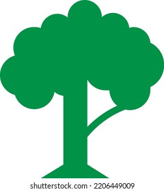 Design-Konzept für Vektorgrafiken
Symbol des Baumes Grün 