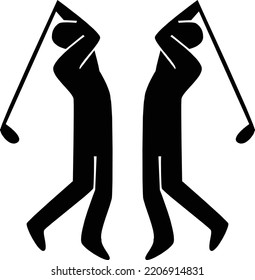 Vector Illustration design concept
icon of golf 