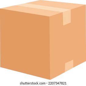 Vector Illustration design concept
icon of delivery box 