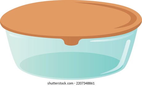 Vector Illustration design concept
icon of plastic tiffin box