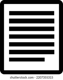 Vector Illustration design concept
icon of text file 
