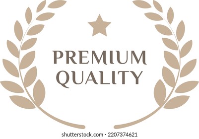 Vector Illustration design concept
icon of premium quality badge 