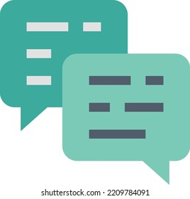 Vector Illustration design concept
icon of chatting 