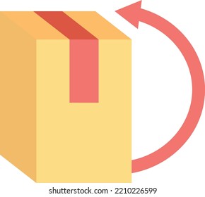 Vector Illustration design concept
icon of return delivery 