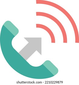 Vector Illustration design concept
icon of calling contact 