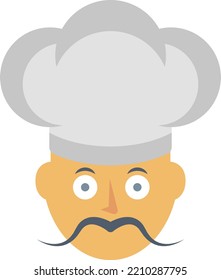 Vector Illustration design concept
icon of cook cap 