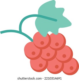 Vector Illustration design concept
icon of grapes 