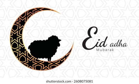 Vector illustration design for Eid al-Adha