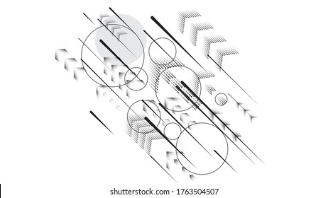 Vector Illustration . Design element . Abstract Geometric background .