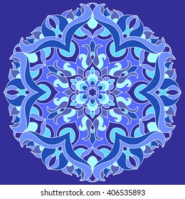 vector illustration, design element, mandala, floral designs, east, ethnic style, boho, yoga, circle