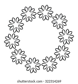  Vector illustration. Design elements vintage isolated on white background