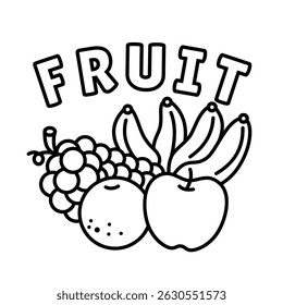 vector illustration design of fruit character image icon