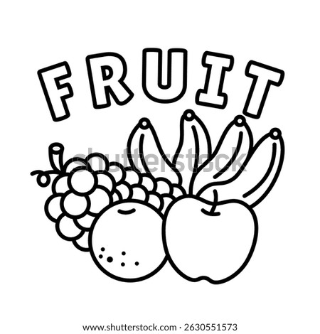 vector illustration design of fruit character image icon