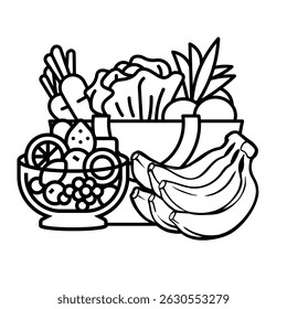 vector illustration design of fruit image icon