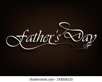 Vector illustration design and greeting gift card for Happy Father's day...