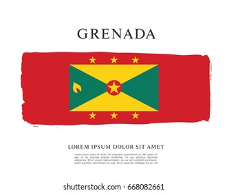 Vector illustration design of Grenada flag