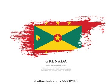 Vector illustration design of Grenada flag