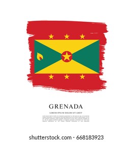 Vector illustration design of Grenada flag