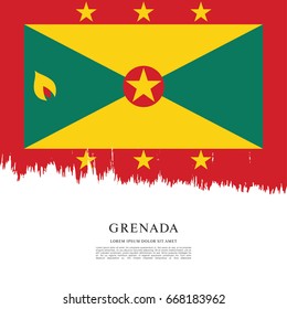 Vector illustration design of Grenada flag