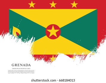 Vector illustration design of Grenada flag