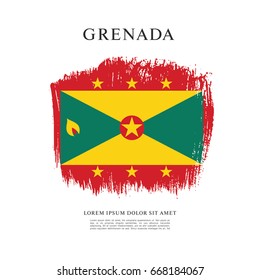 Vector illustration design of Grenada flag