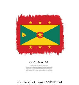 Vector illustration design of Grenada flag