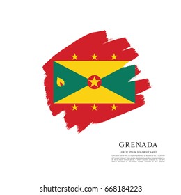 Vector illustration design of Grenada flag