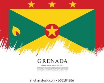 Vector illustration design of Grenada flag