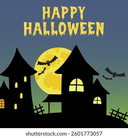 vector illustration design of halloween background
