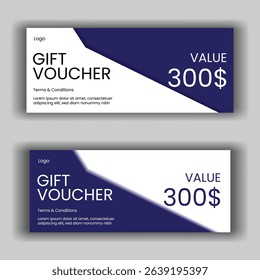 Vector illustration. Design for invitation, certificate, gift coupon, ticket, voucher, diploma etc. Gift voucher template.
