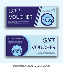 Vector illustration. Design for invitation, certificate, gift coupon, ticket, voucher, diploma etc. Gift voucher template.
