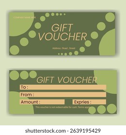 Vector illustration. Design for invitation, certificate, gift coupon, ticket, voucher, diploma etc. Gift voucher template.
