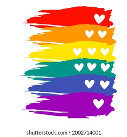 Vector illustration or design for LGBTQ pride month 