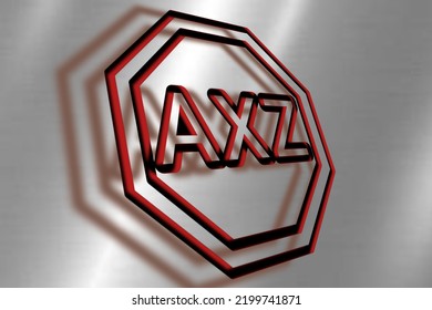 vector illustration of a design logo of a letter "AZ"