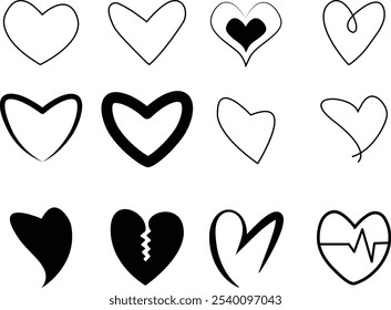 Diseño de Ilustración vectorial de amor 