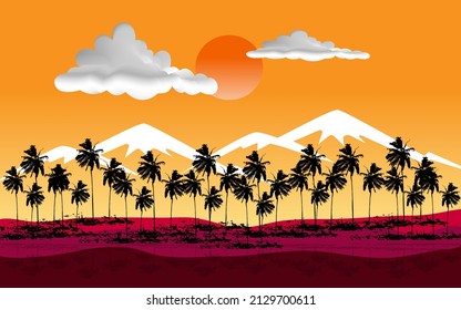 vector illustration design nature images for wallpaper,poster and others