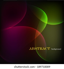 Vector Illustration design on abstract background with colourful waves....