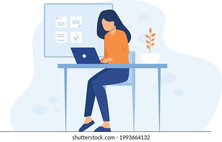 Vector illustration design online education and E-learning at home by webinar training and design for Webinar, online video training, tutorial podcast and business coaching concept. Work from home