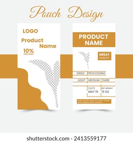 
vector illustration in design packing for fruit, product, food design template