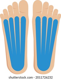 Vector illustration for design of podology