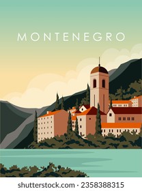 Vector illustration. Design for poster, banner, postcard. tourism, travel.