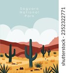 Vector illustration. Design for poster, travel postcard, cover, wallpaper. Tourism, travel.